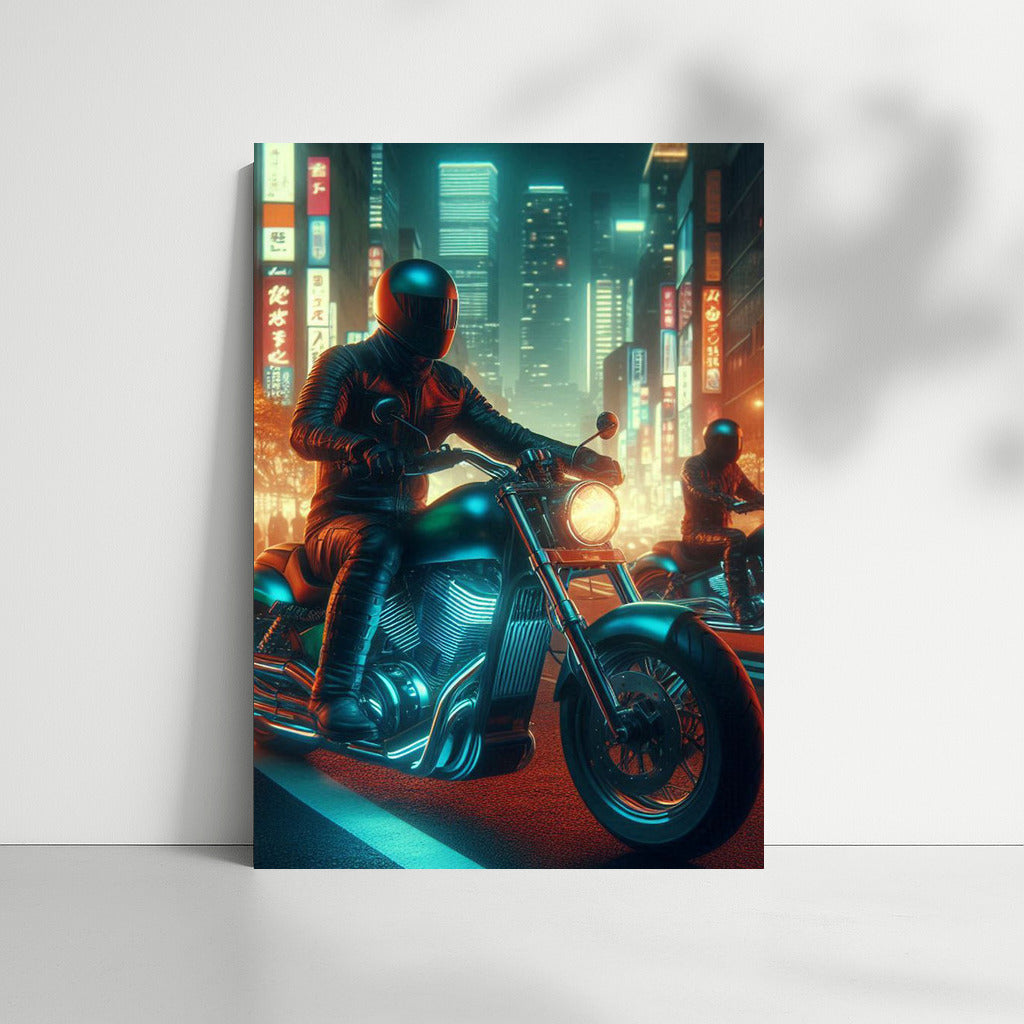 Neon Cruise: Night City in Motion