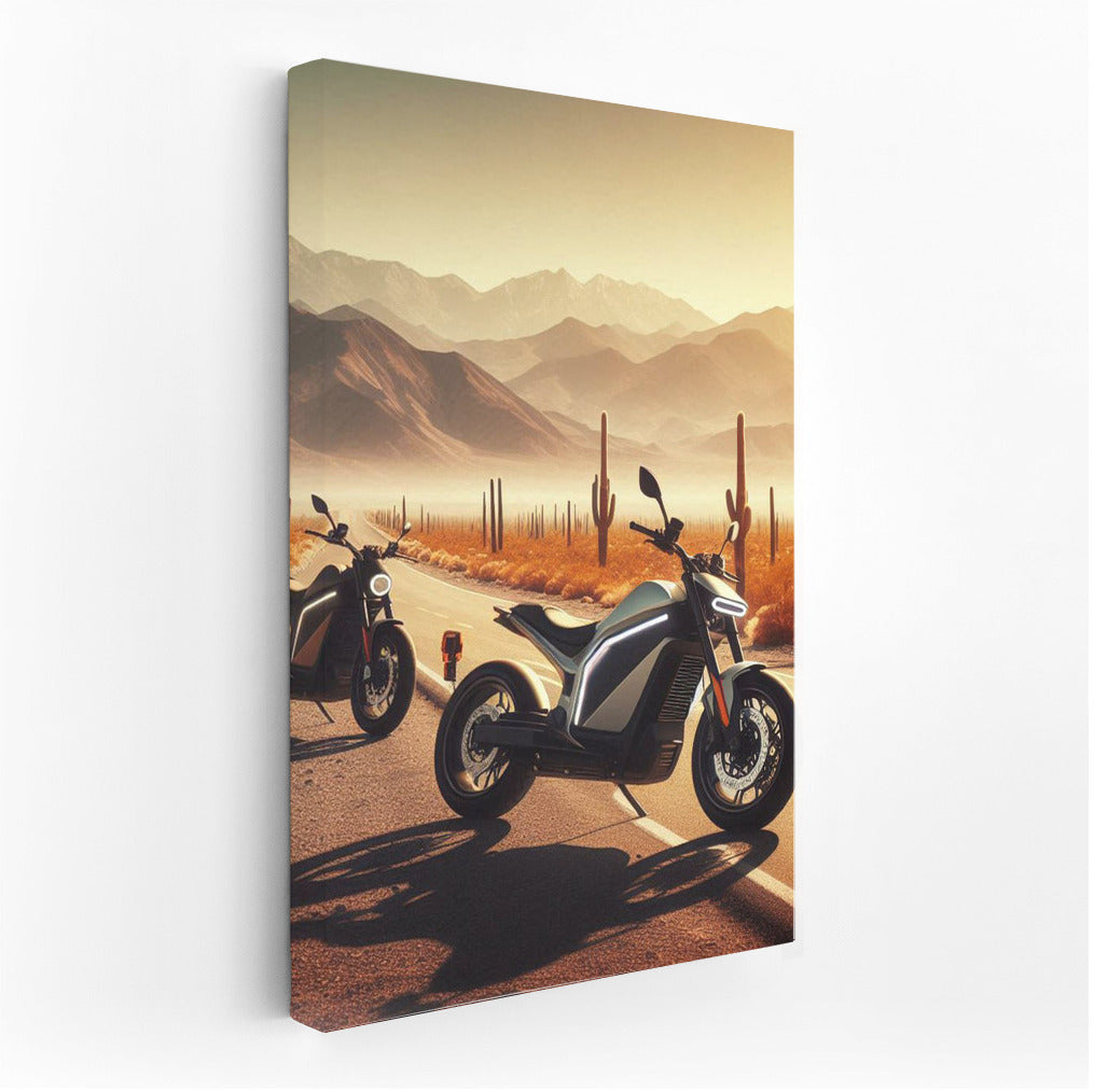 Electric Motorcycles: Desert Wind and Cacti