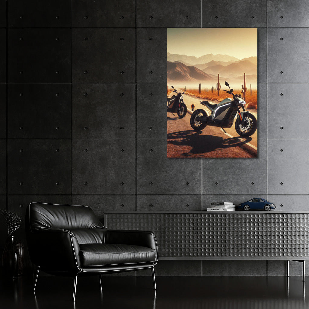 Electric Motorcycles: Desert Wind and Cacti