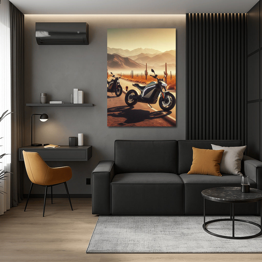 Electric Motorcycles: Desert Wind and Cacti