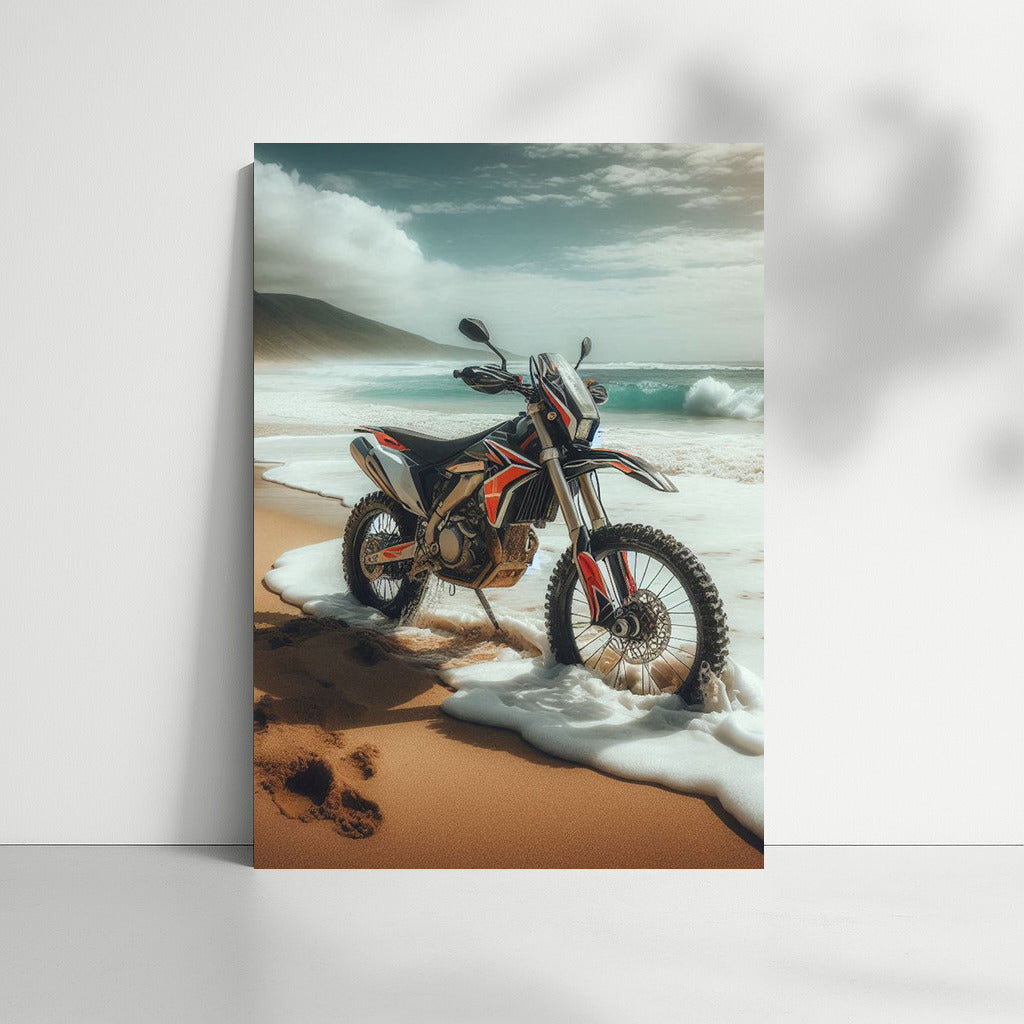 Enduro on the Sandy Beach: Freedom of the Ocean Waves