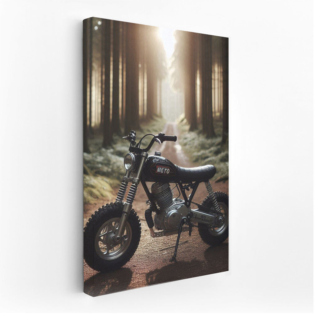 Minibike on the Forest Trail: Freedom and Adventure