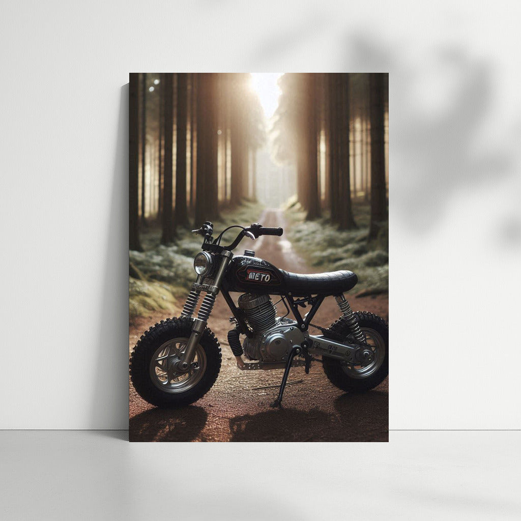 Minibike on the Forest Trail: Freedom and Adventure