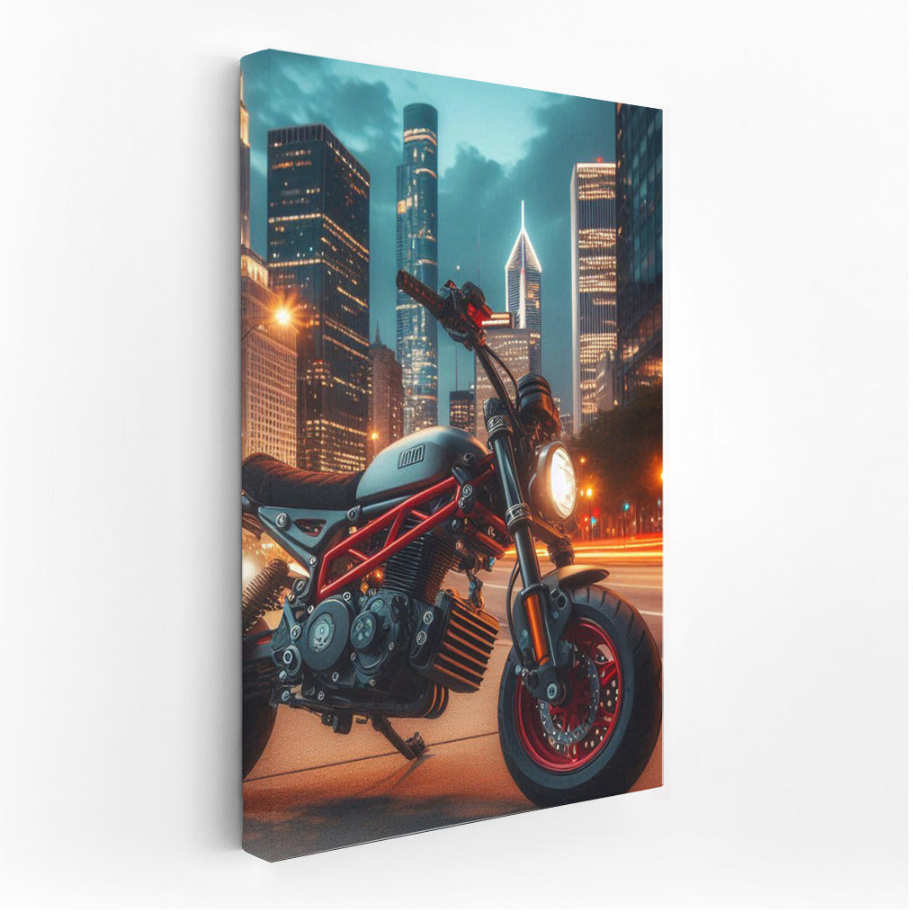 Night Raid on Minibike: City Lights and Freedom