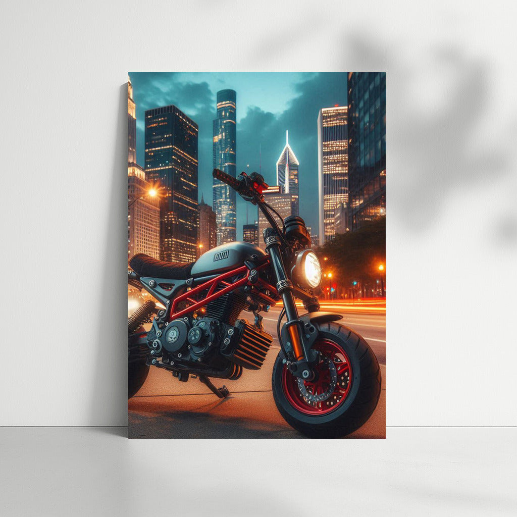 Night Raid on Minibike: City Lights and Freedom