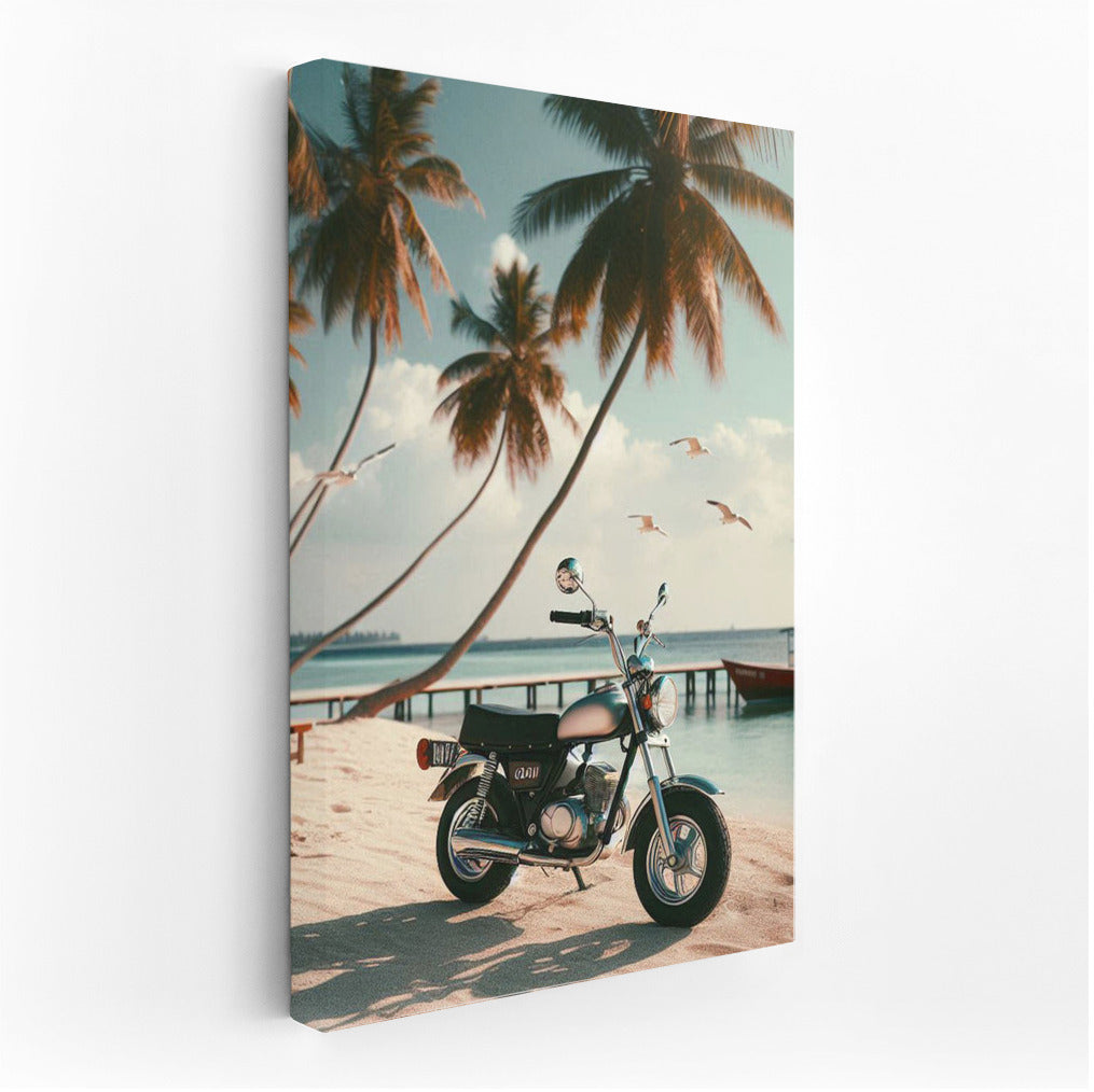 Minibike on the Beach: Freedom under the Palms