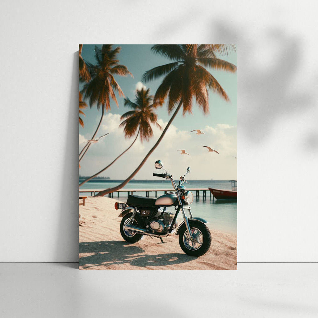 Minibike on the Beach: Freedom under the Palms