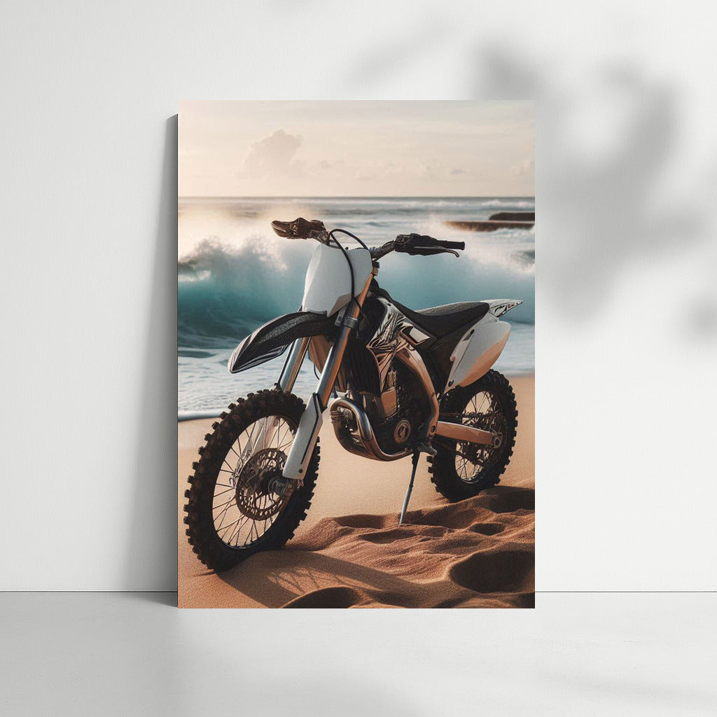 Motocross on the Sandy Beach: Freedom and the Wind of the Ocean