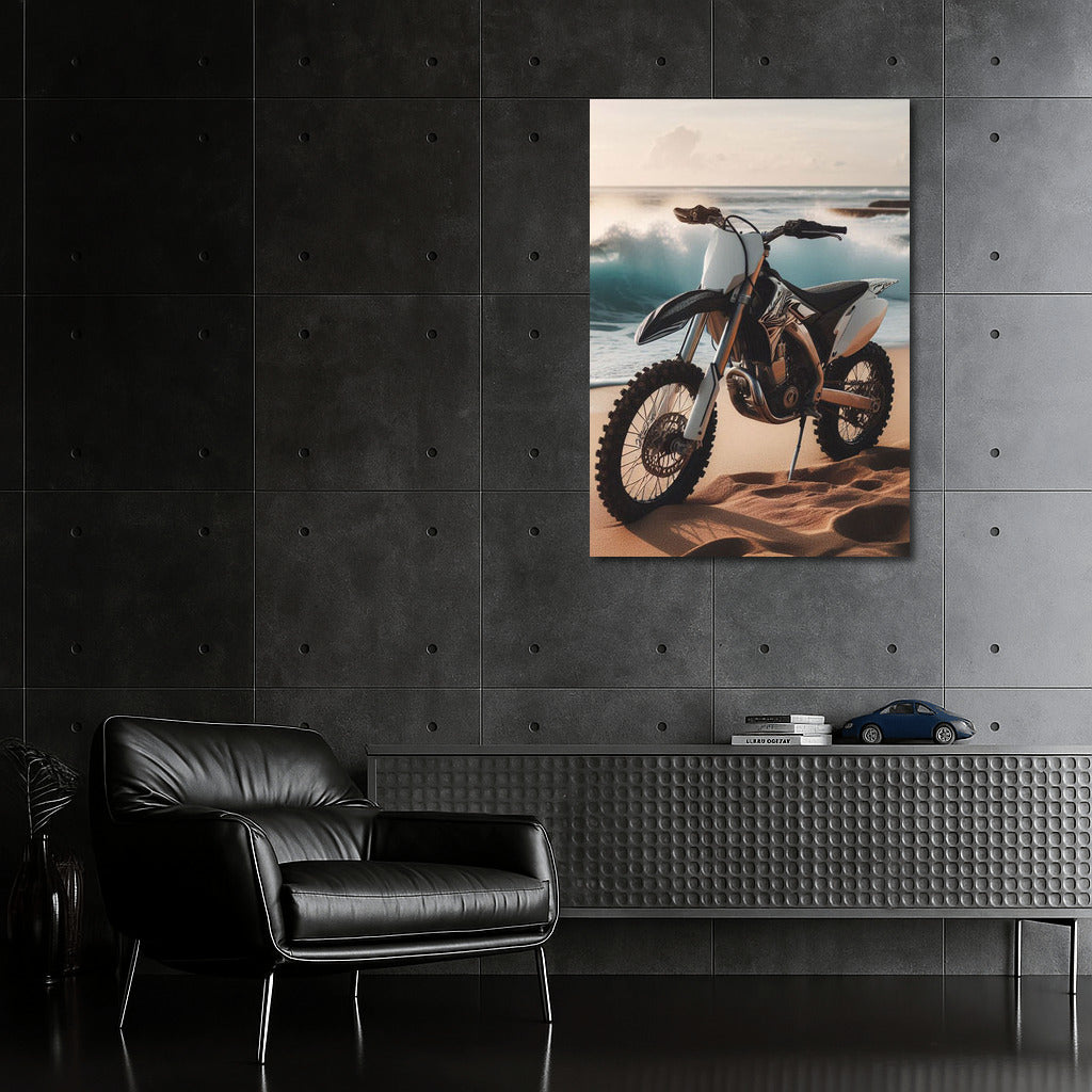 Motocross on the Sandy Beach: Freedom and the Wind of the Ocean