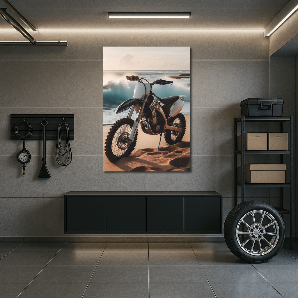 Motocross on the Sandy Beach: Freedom and the Wind of the Ocean