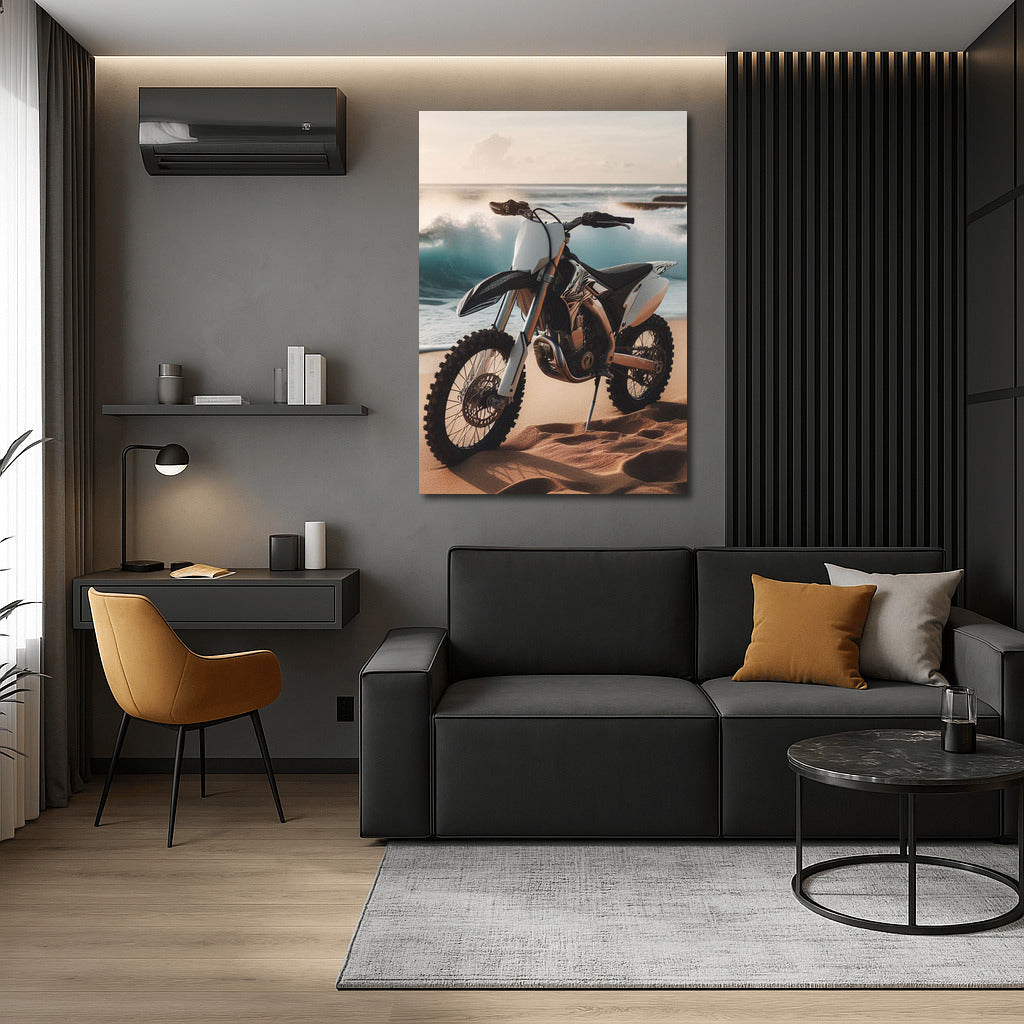 Motocross on the Sandy Beach: Freedom and the Wind of the Ocean