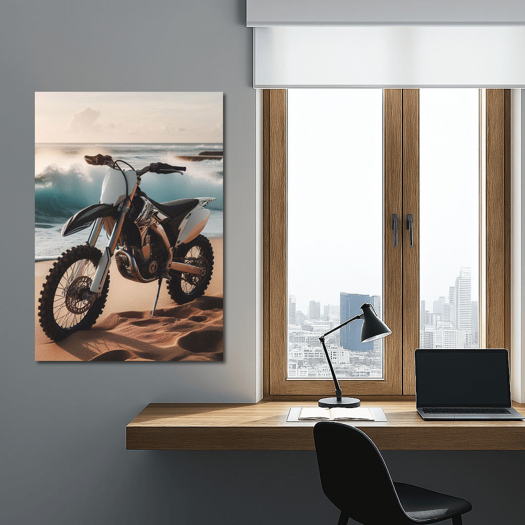 Motocross on the Sandy Beach: Freedom and the Wind of the Ocean