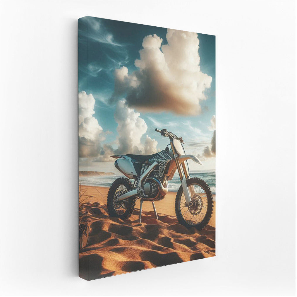 Motocross on the Sandy Beach: Freedom and the Ocean Waves