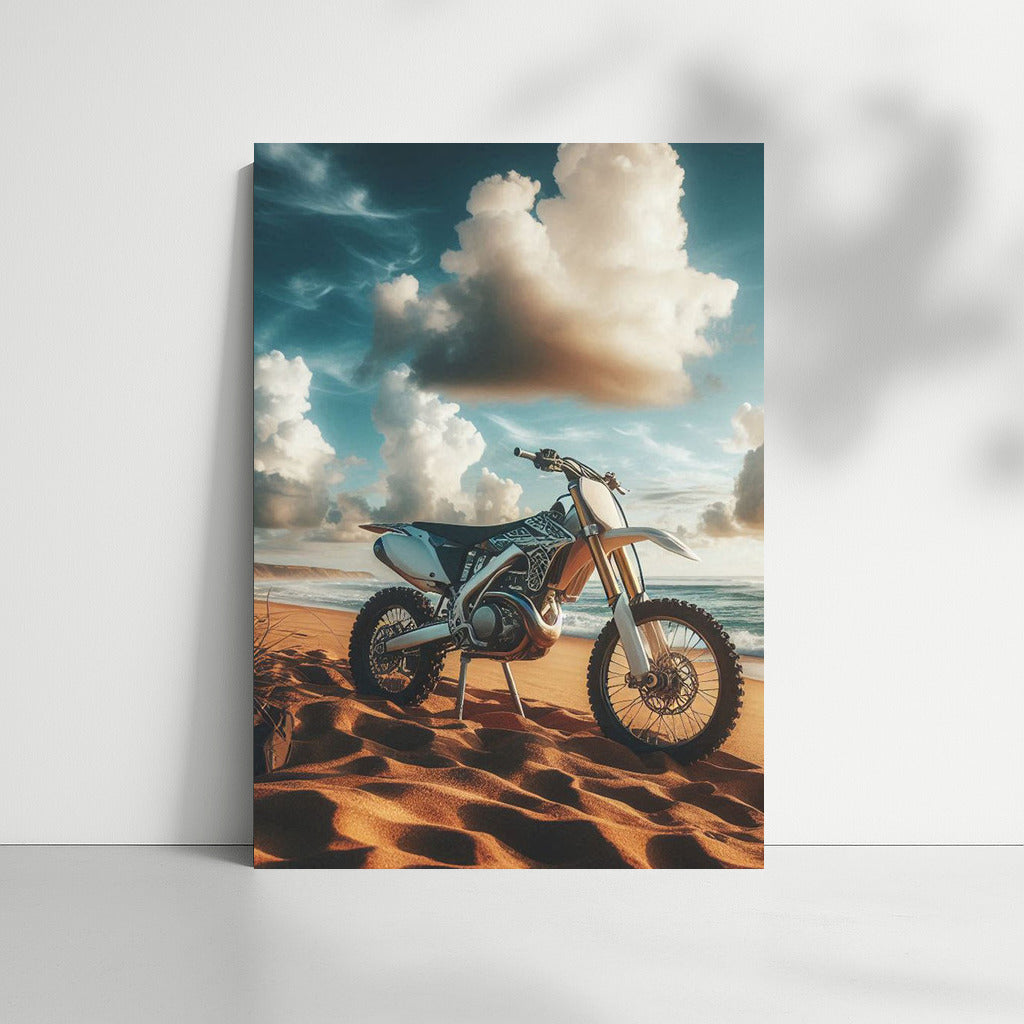 Motocross on the Sandy Beach: Freedom and the Ocean Waves