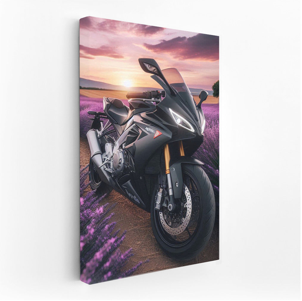 Aprilia Speed Among Lavender Fields