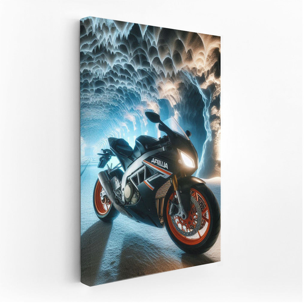 Aprilia Speed in the Heart of the Salt Cave