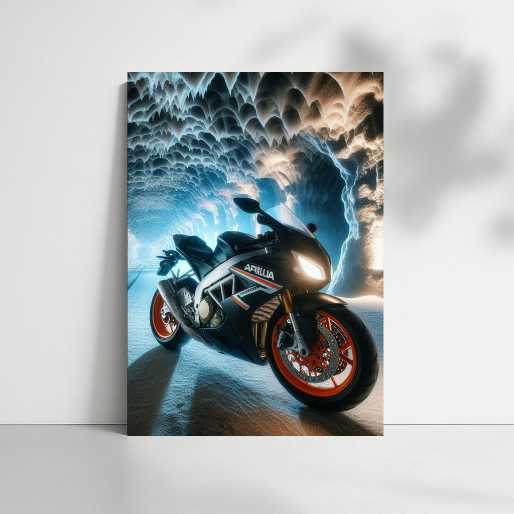 Aprilia Speed in the Heart of the Salt Cave