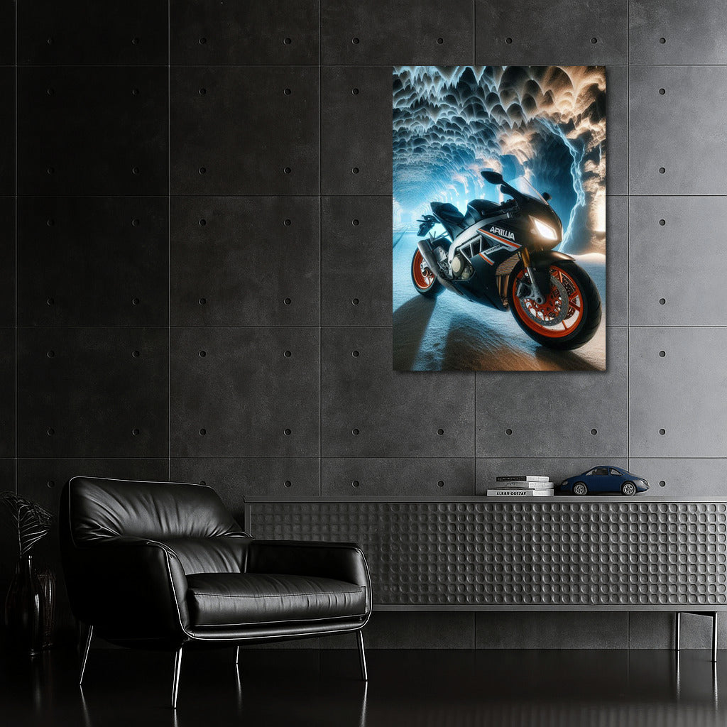 Aprilia Speed in the Heart of the Salt Cave