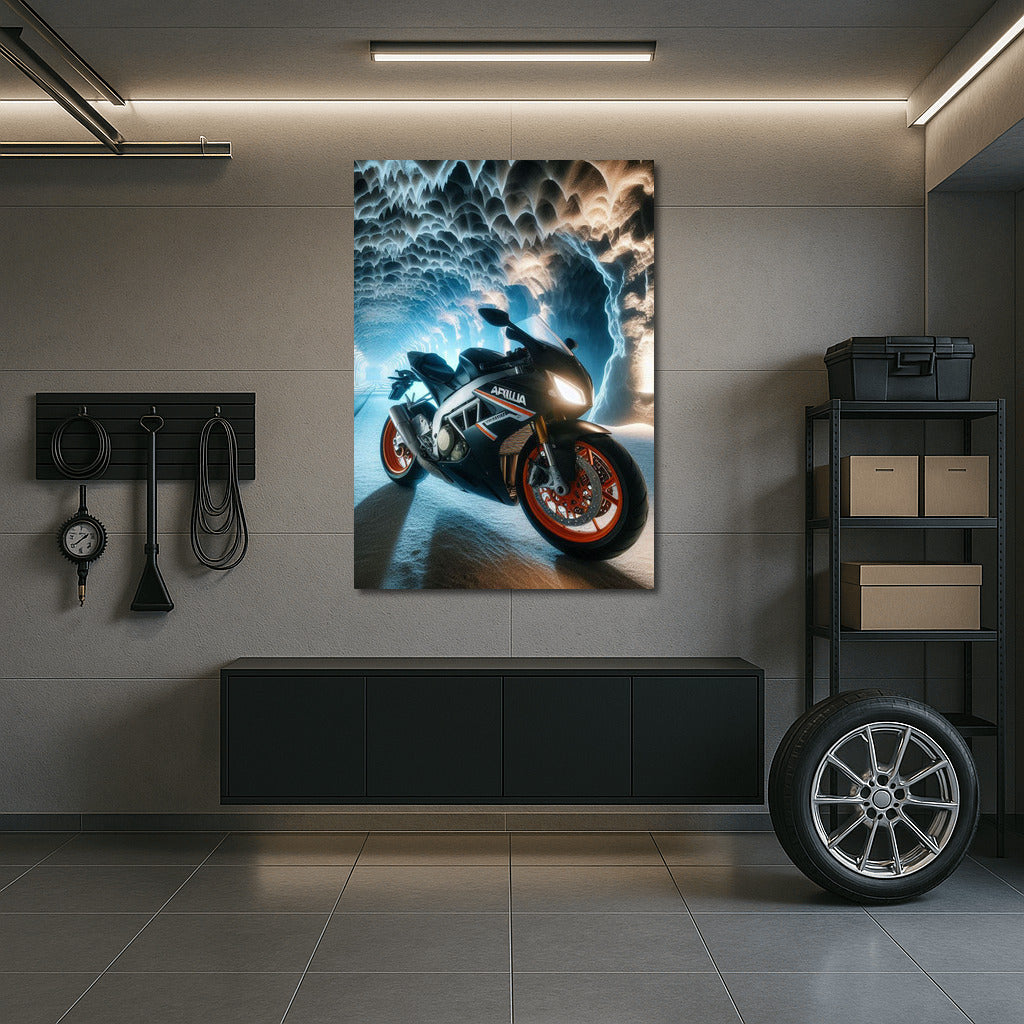 Aprilia Speed in the Heart of the Salt Cave