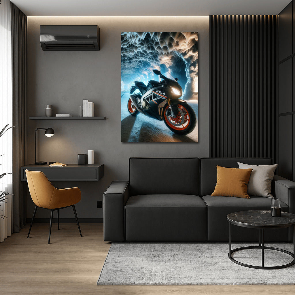 Aprilia Speed in the Heart of the Salt Cave