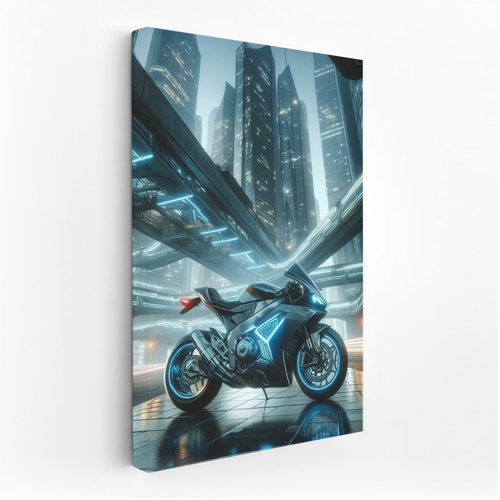 Neon Roar: Aprilia in the Heart of the Metropolis