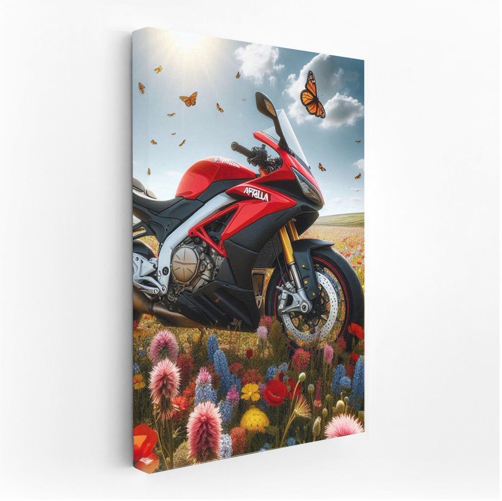 Aprilia in the Flower Vortex: Dynamics and Nature
