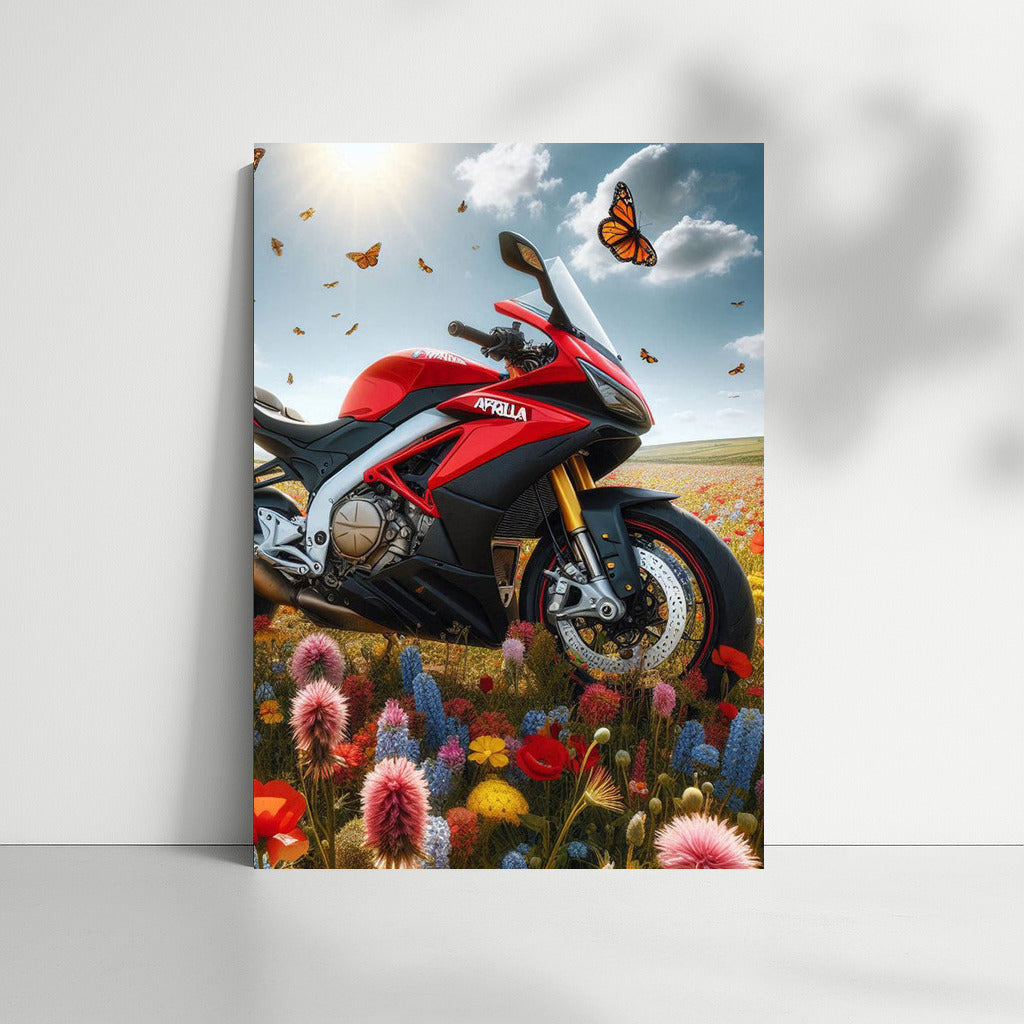 Aprilia in the Flower Vortex: Dynamics and Nature