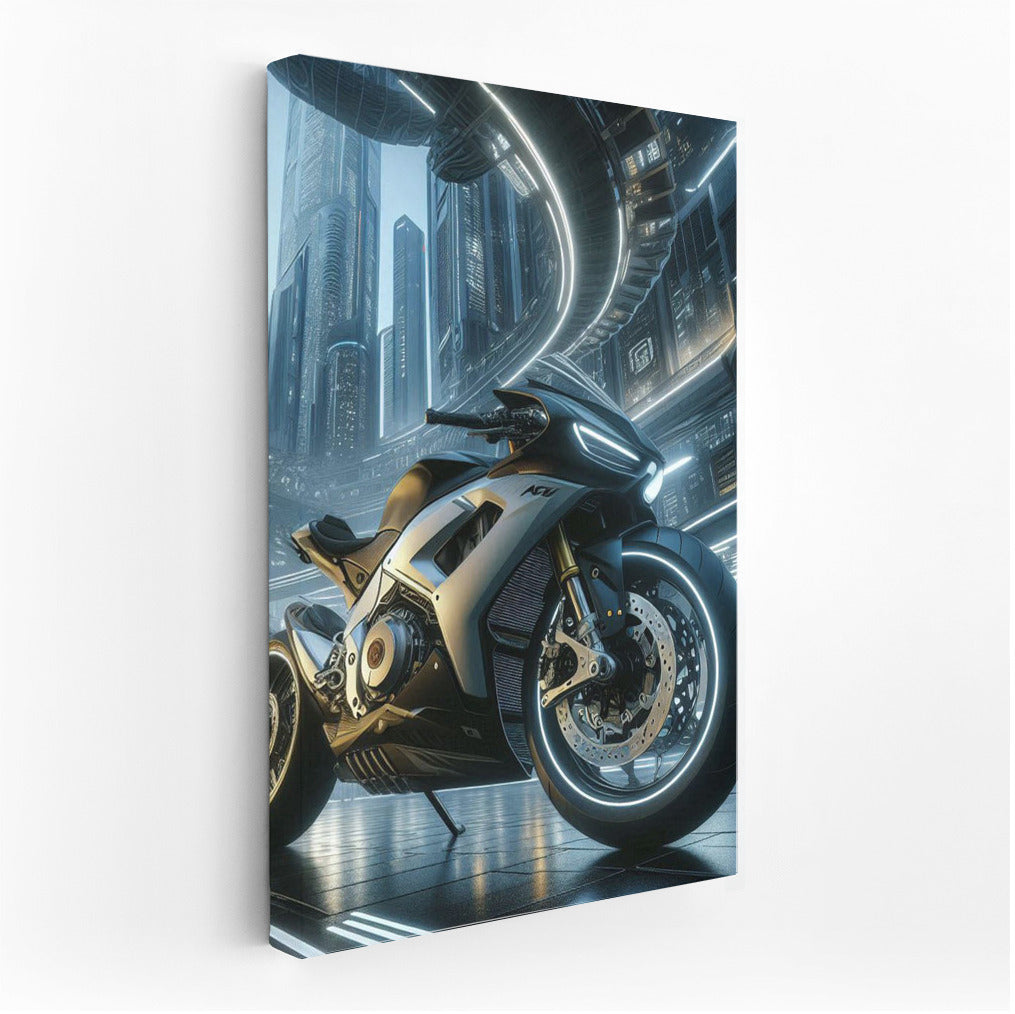 High-Speed Aprilia: The Vortex of the Futuristic City