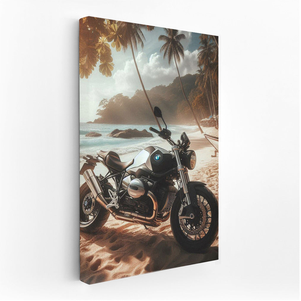Freedom on the Beach: BMW Motorcycle in Tropical Paradise