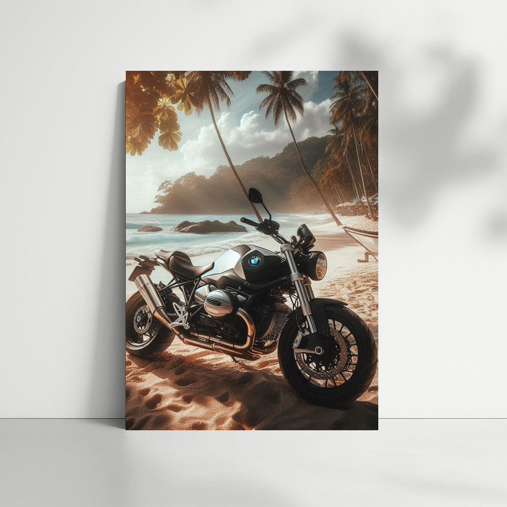 Freedom on the Beach: BMW Motorcycle in Tropical Paradise