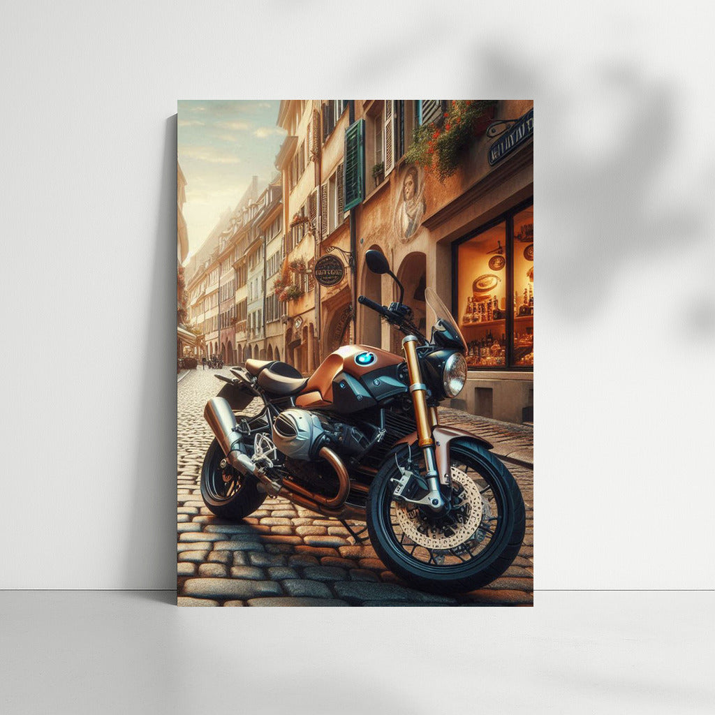 Speedy BMW on the Streets of Old Europe