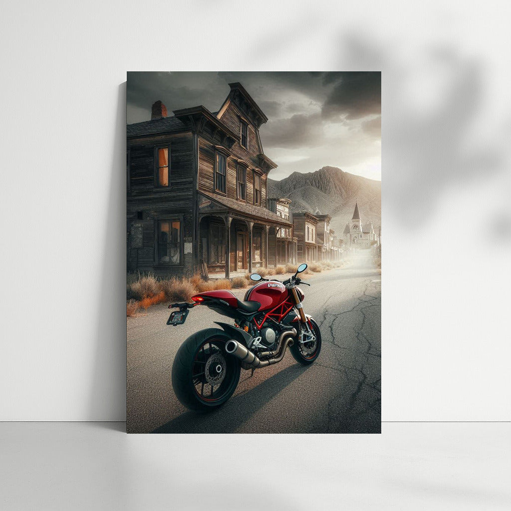 Spirit of Freedom: Ducati in the Abandoned City