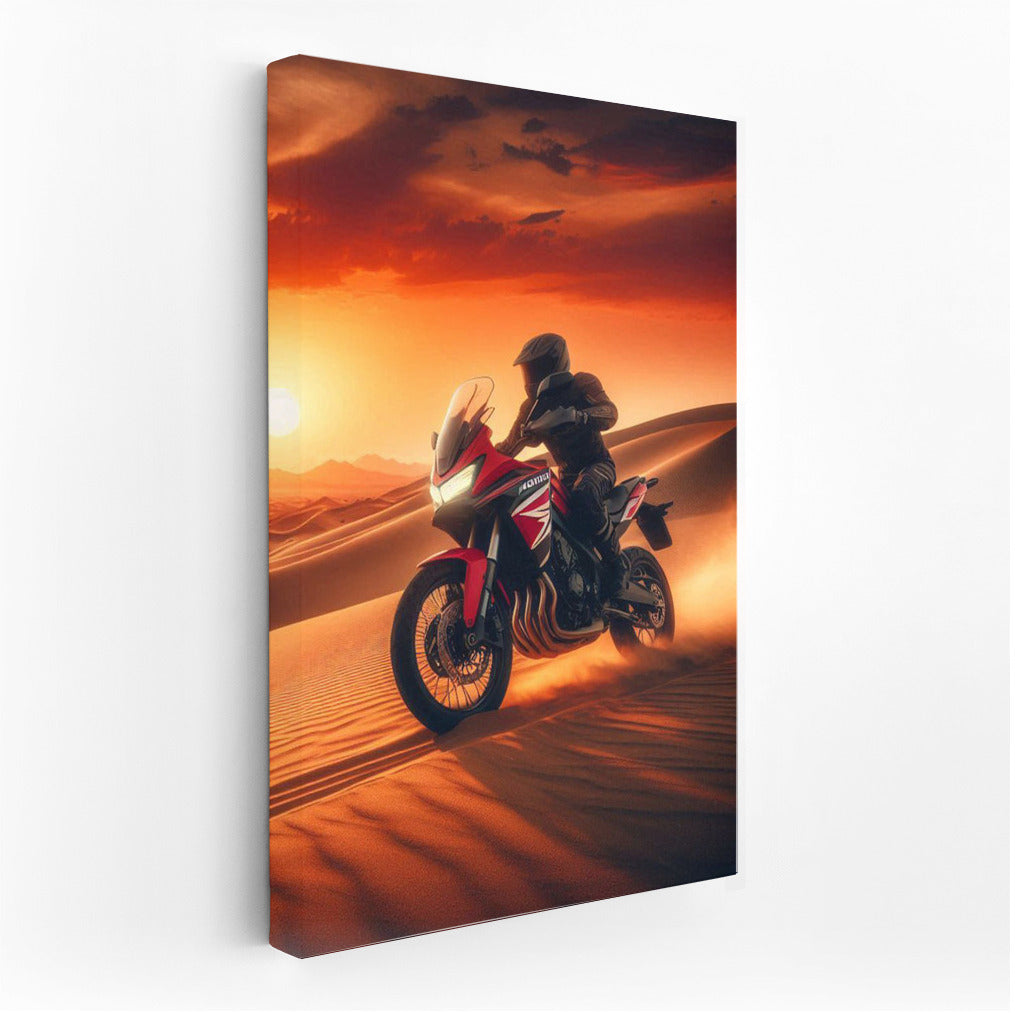 Honda Speed at Desert Sunset