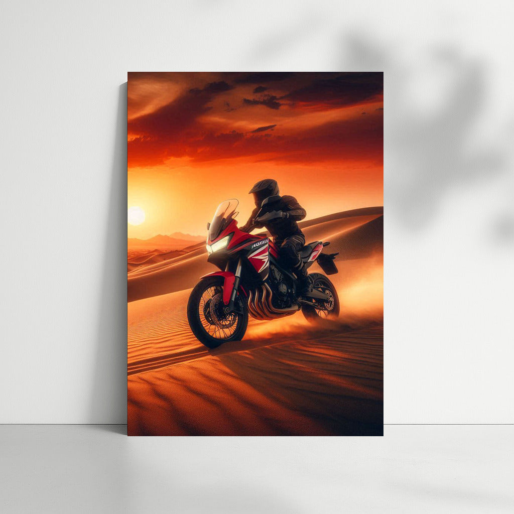 Honda Speed at Desert Sunset