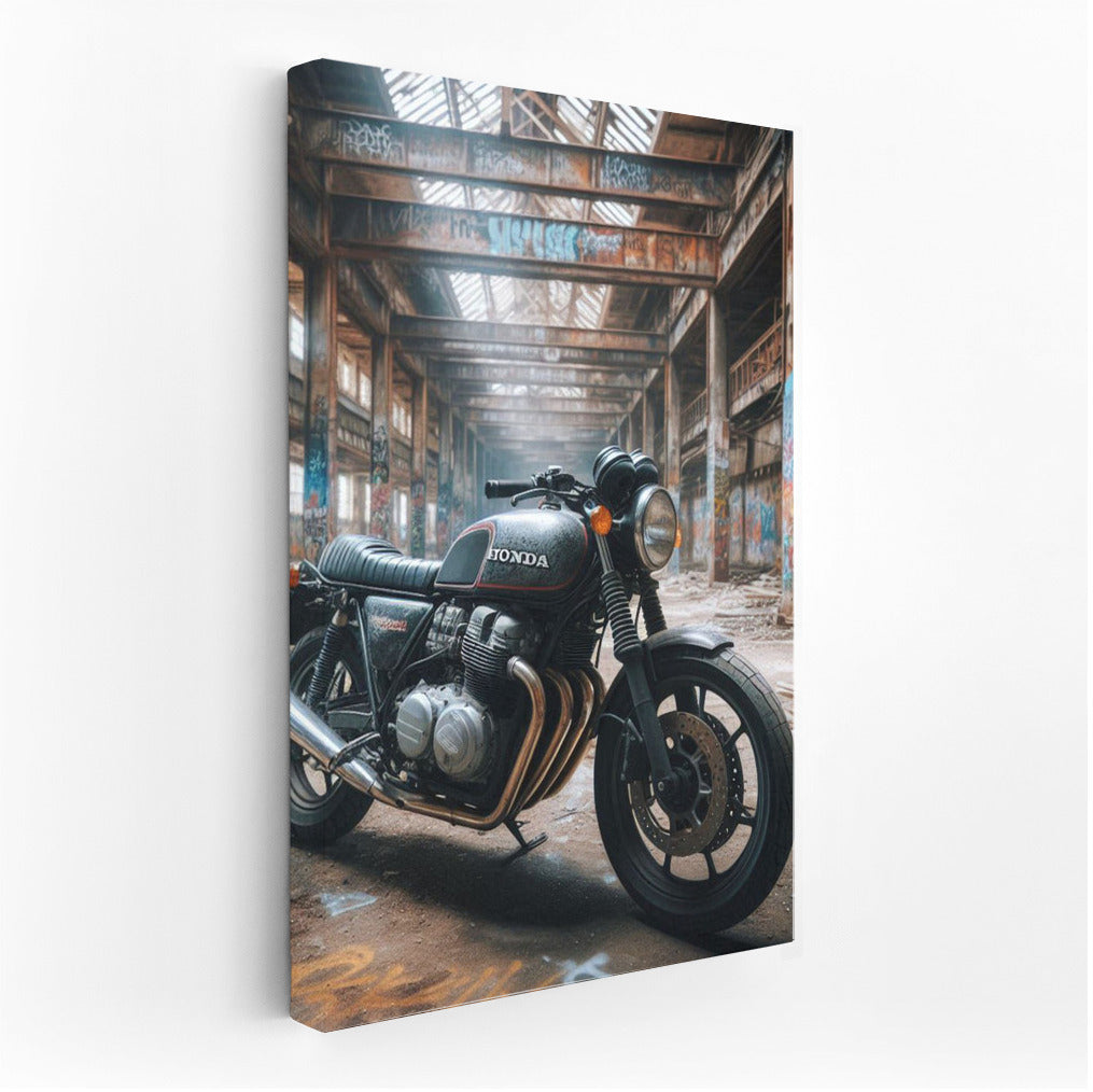 Honda Speed: Industrial Charm of an Abandoned Warehouse