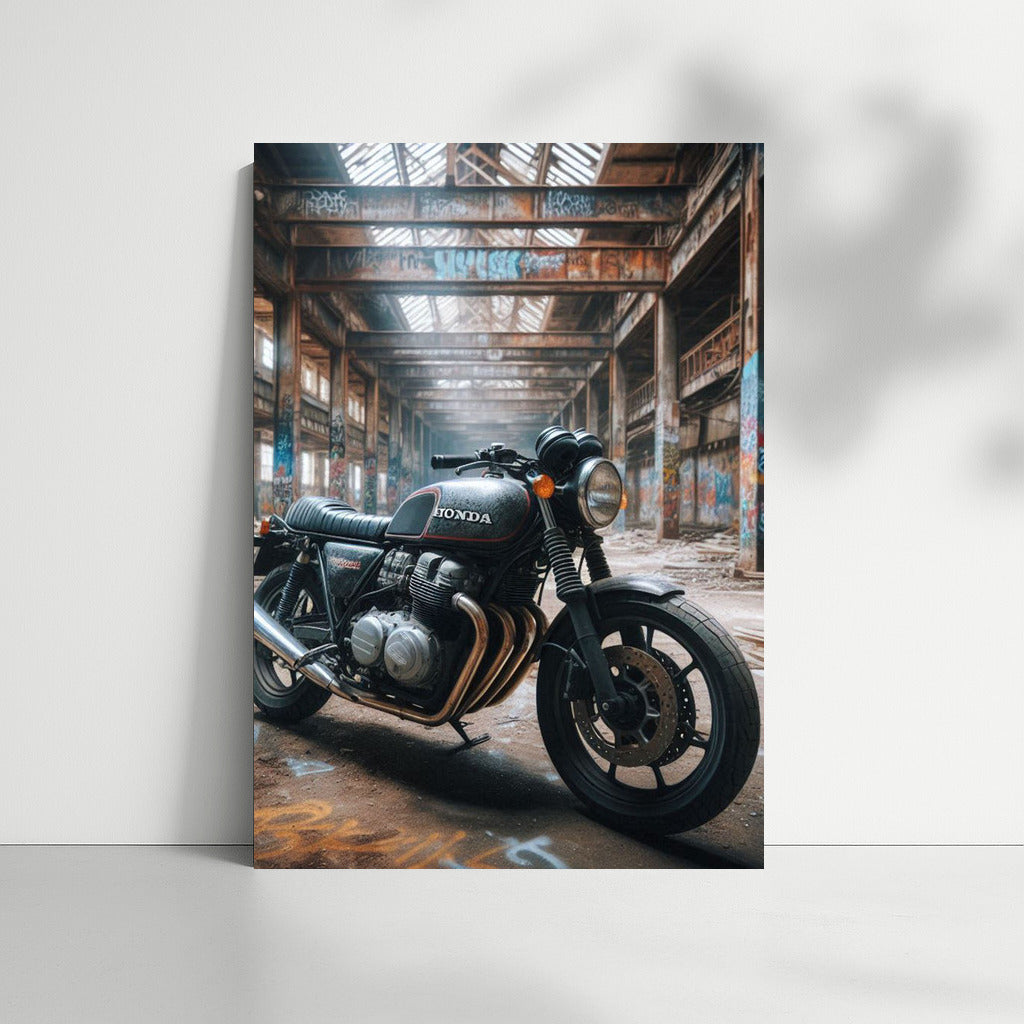 Honda Speed: Industrial Charm of an Abandoned Warehouse