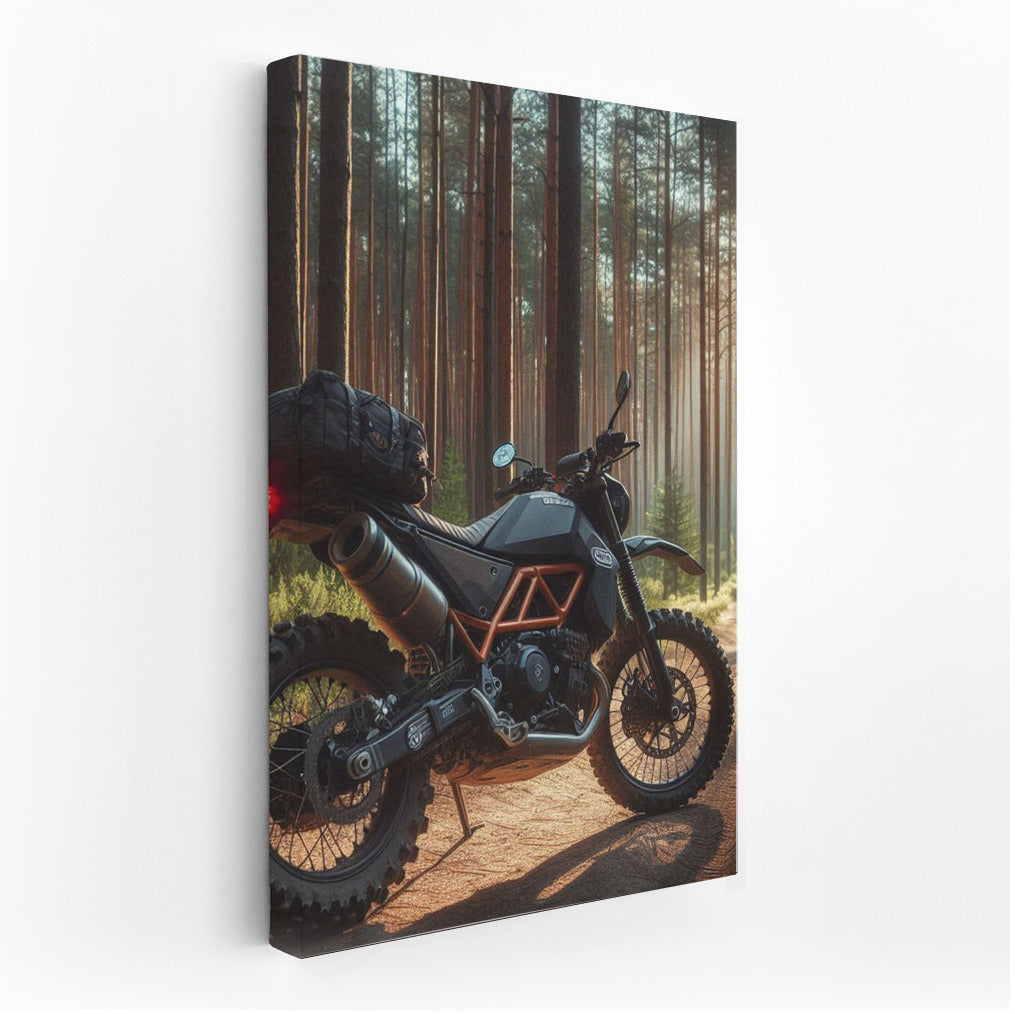 Freedom on the Trail: Husqvarna Motorcycle in the Forest