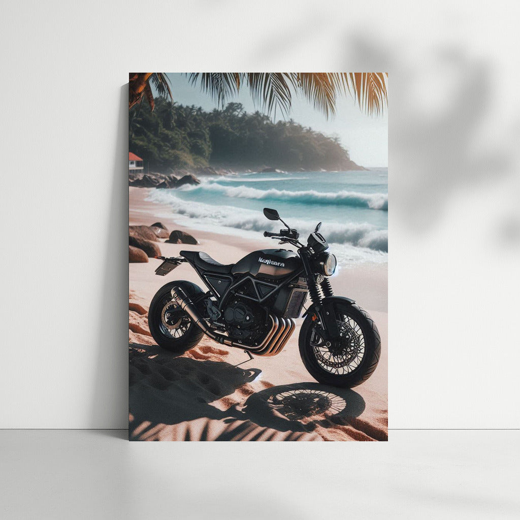 Speed and Sand: Husqvarna on the Shore