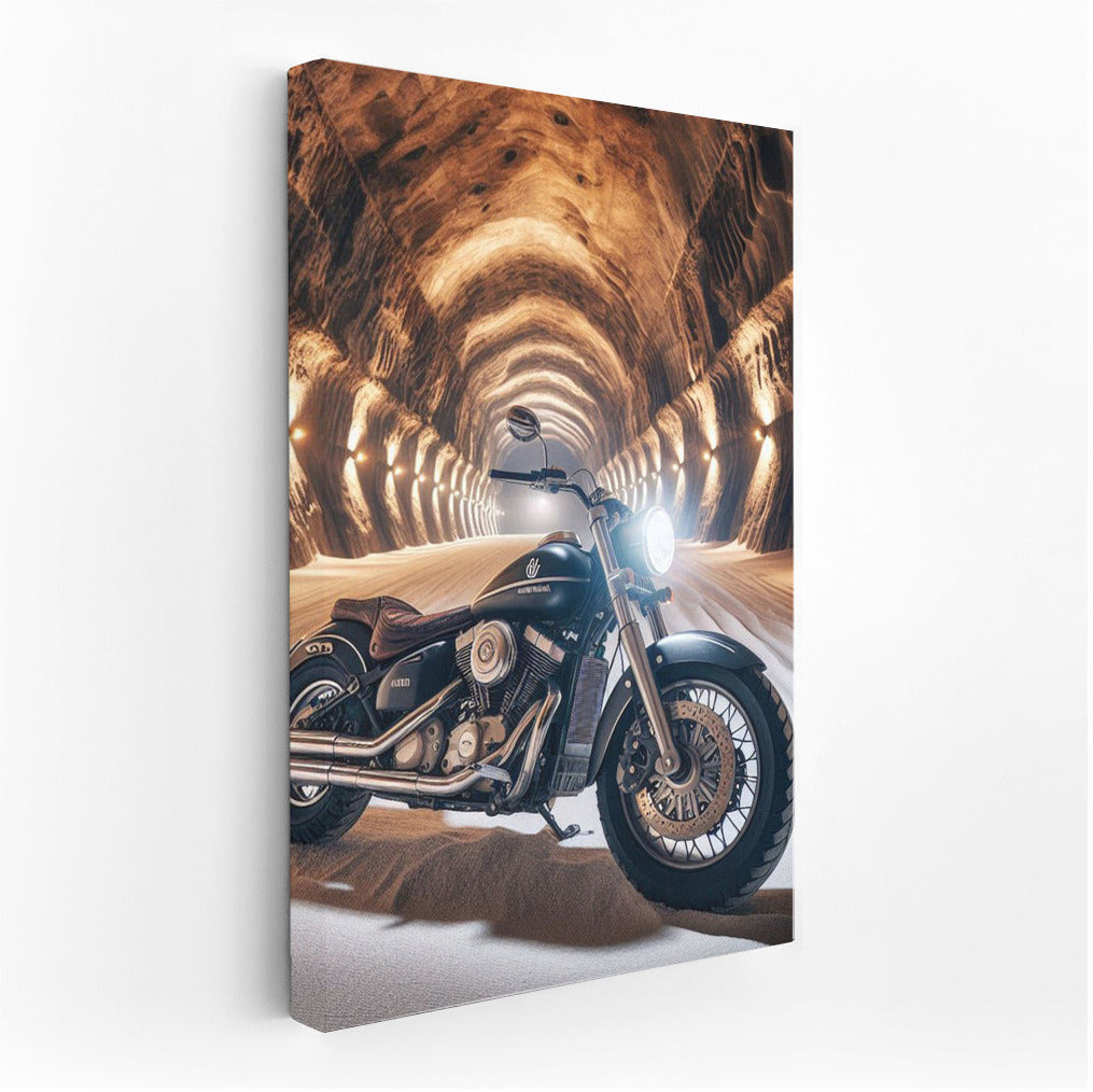 Husqvarna in the Underground Light: The Legend of the Salt Mine