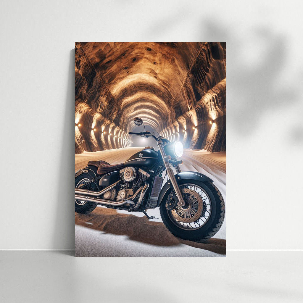 Husqvarna in the Underground Light: The Legend of the Salt Mine