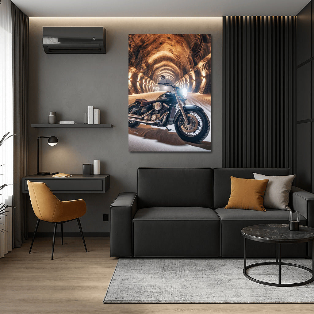 Husqvarna in the Underground Light: The Legend of the Salt Mine