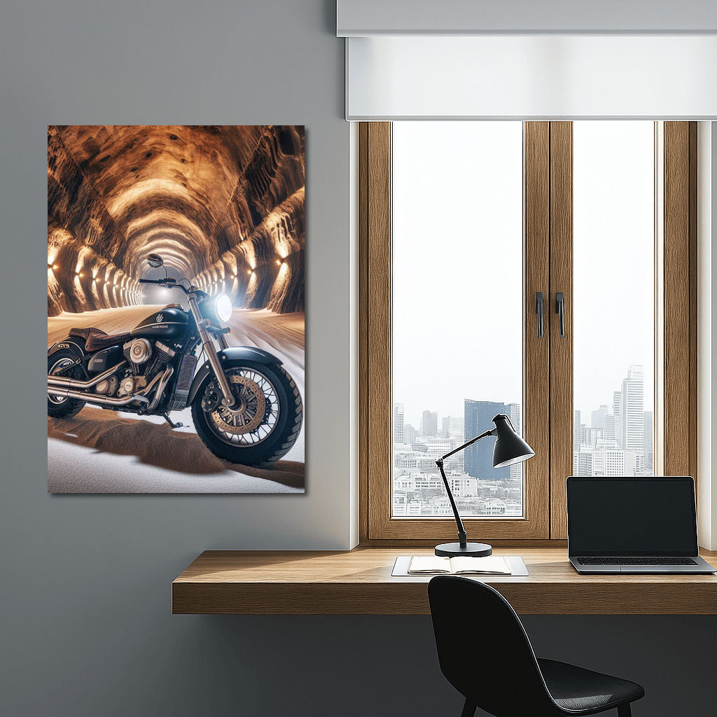 Husqvarna in the Underground Light: The Legend of the Salt Mine