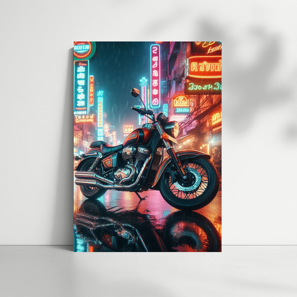 Night Wind: Indian in the Glow of City Lights