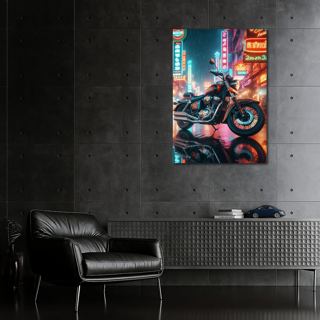 Night Wind: Indian in the Glow of City Lights