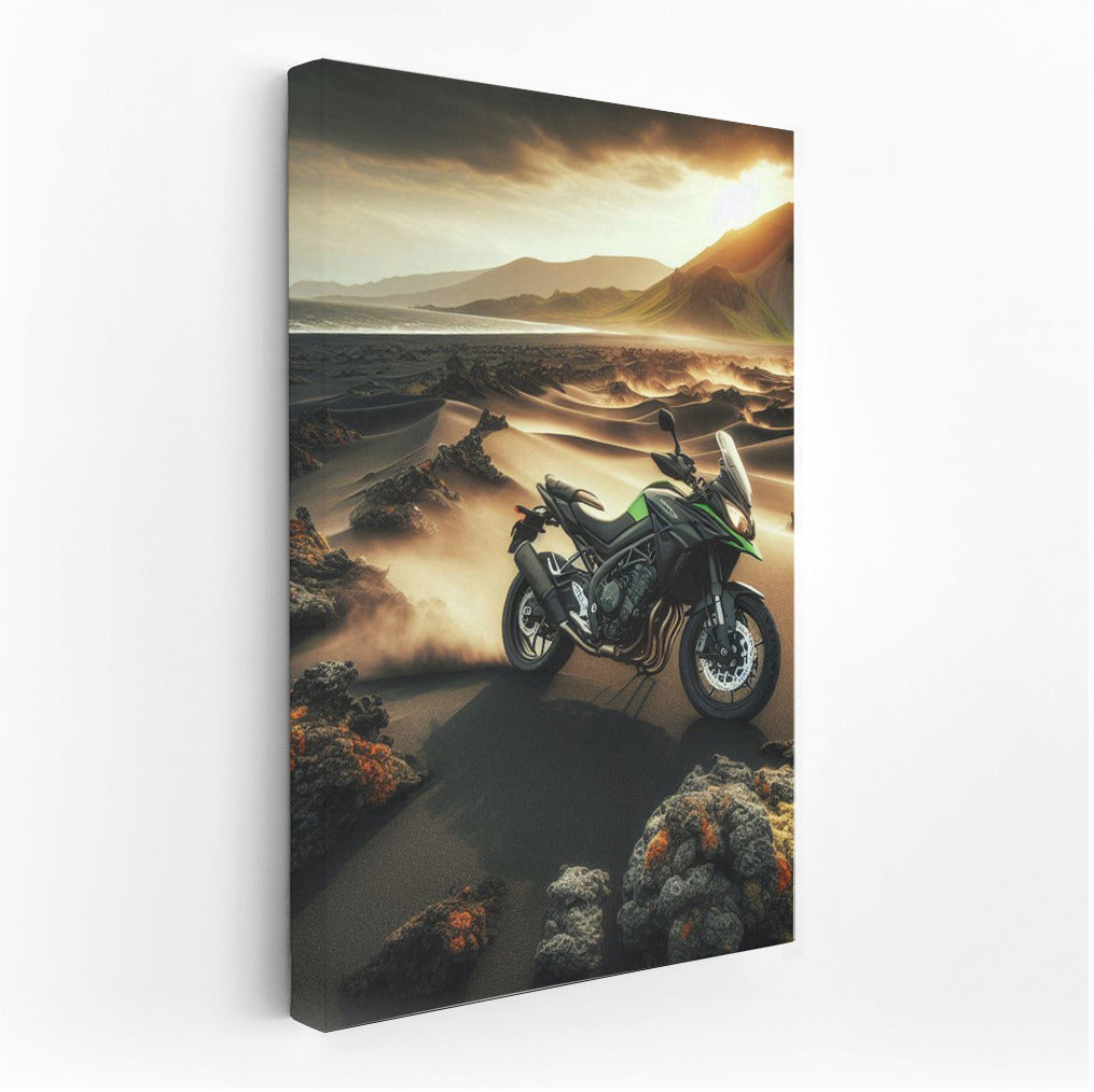 Kawasaki Speed: Volcanic Landscape Adventure