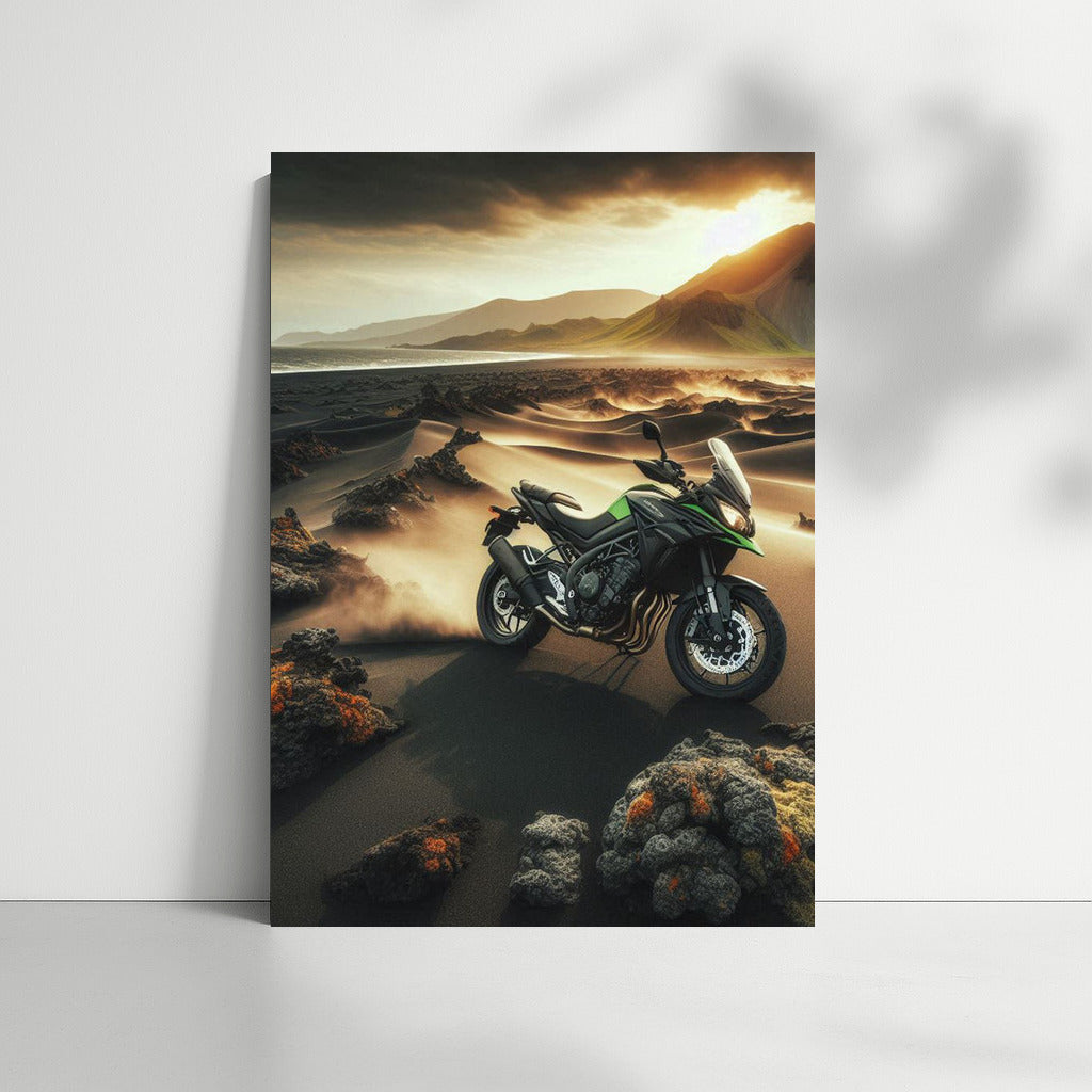 Kawasaki Speed: Volcanic Landscape Adventure