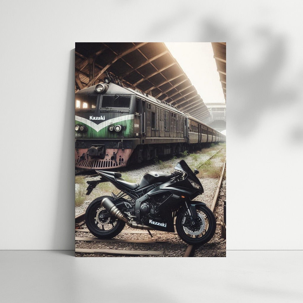 Kawasaki Mystery at Abandoned Train Station