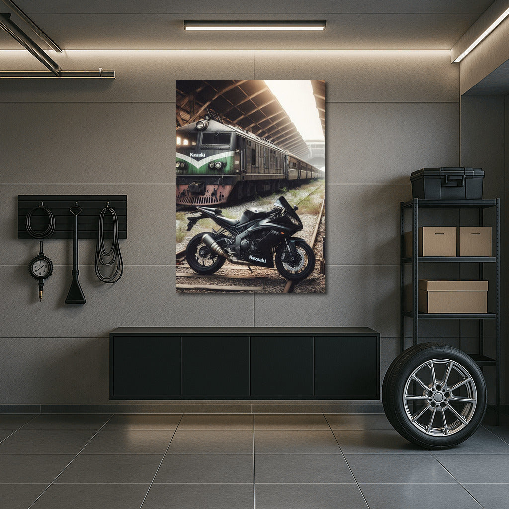 Kawasaki Mystery at Abandoned Train Station