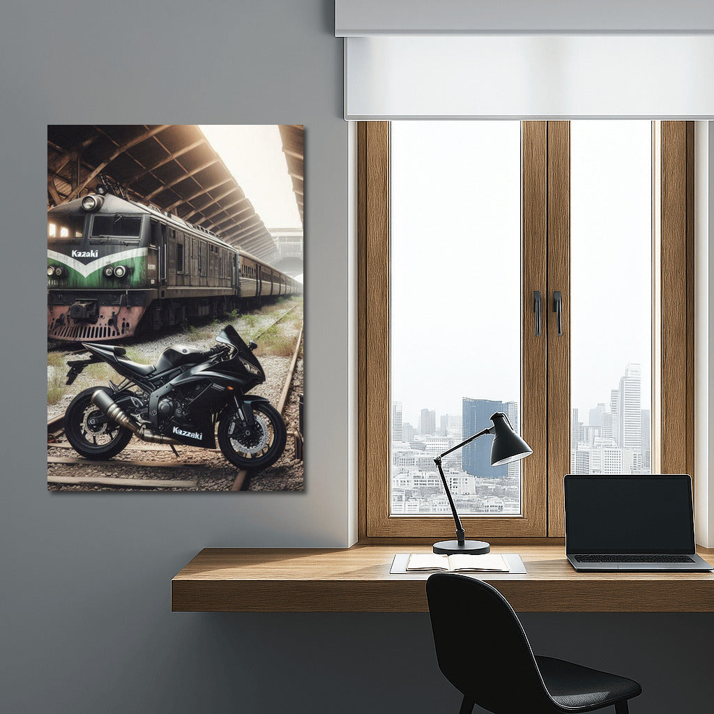 Kawasaki Mystery at Abandoned Train Station