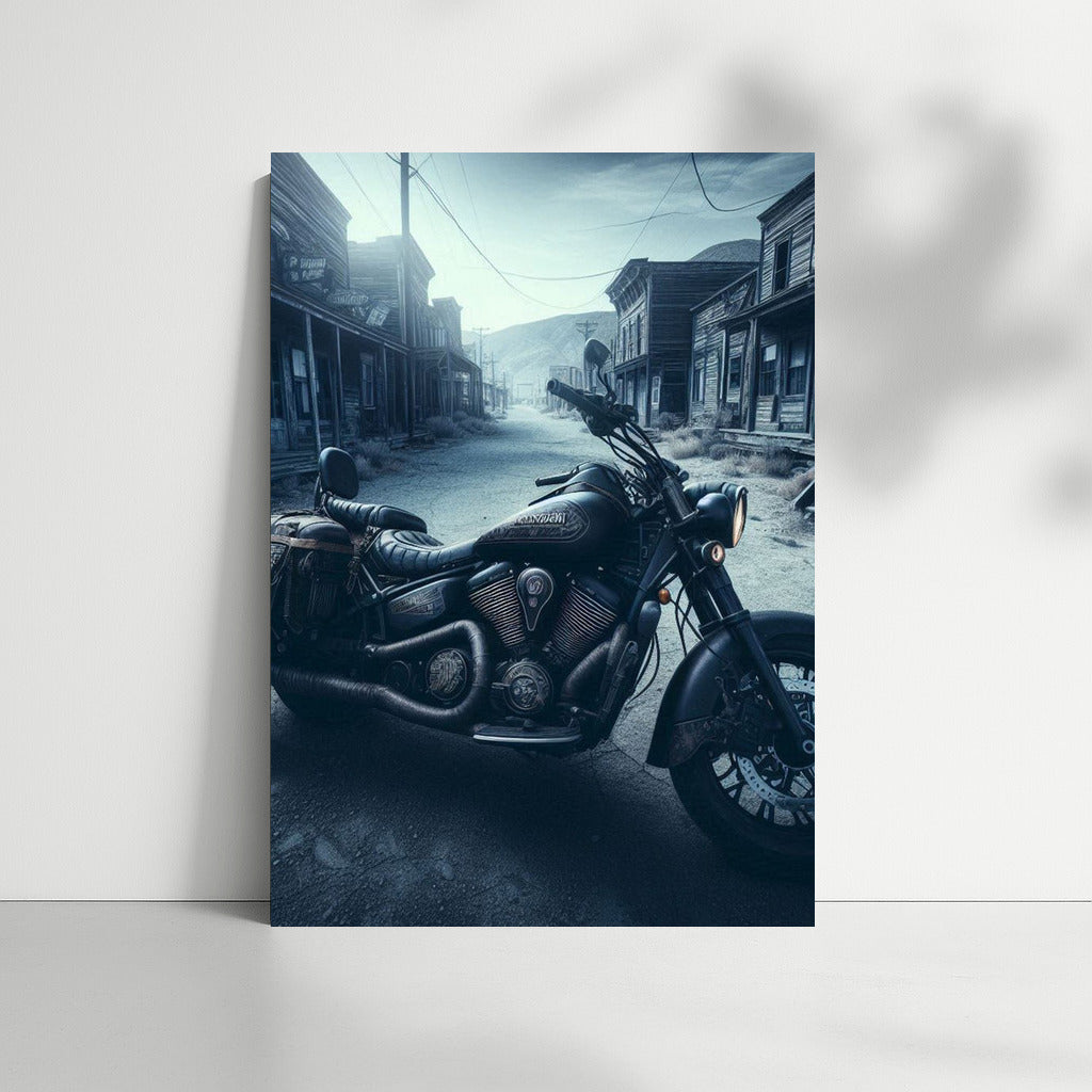 Kawasaki in the Frozen City: A Motorcycle in a World Without Time